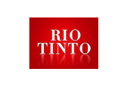 Logo of RIO TINTO, a major partner in mine safety and communication."